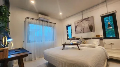 Modern Zen Houses Soft mattress 900 Mbps 10min beach – 照片 2