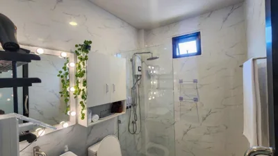 Modern Zen Houses Soft mattress 900 Mbps 10min beach – 照片 3